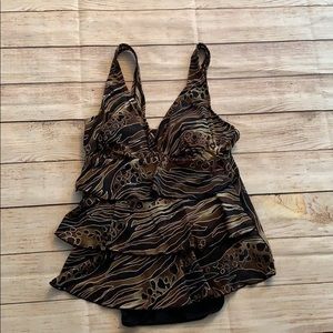 Tropical Escape One piece Bathing suit